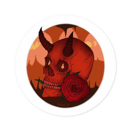 Devil Skull Stickers, Indoor\Outdoor