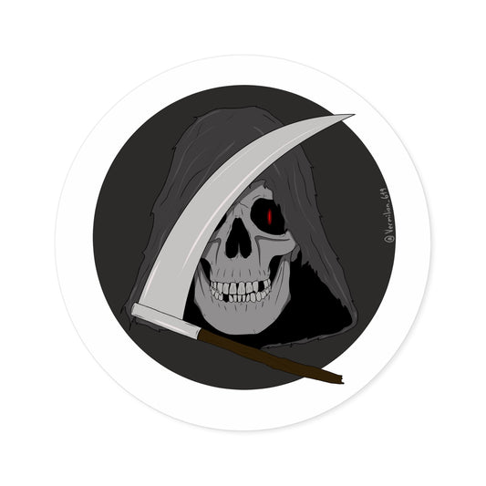 Reaper Skull Stickers, Indoor\Outdoor